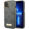 Чохол Guess Peony Logo Plate для iPhone 13 Grey with MagSafe (GUHMP13MSAPSTG)