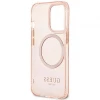 Чохол Guess Gold Outline Translucent для iPhone 13 Pro Max Pink with MagSafe (GUHMP13XHTCMP)