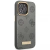 Чохол Guess Peony Logo Plate для iPhone 13 Pro Max Grey with MagSafe (GUHMP13XSAPSTG)