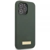 Чохол Guess Silicone Logo Plate для iPhone 13 Pro Max Khaki with MagSafe (GUHMP13XSPLA)