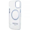 Чехол Guess Metal Outline для iPhone 14 Plus Blue with MagSafe (GUHMP14MHTRMB)