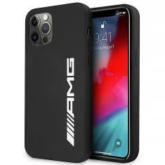 Чохол Mercedes Silicone Big Logo для iPhone 12 Pro Max Black (AMHCP12LSGLBGN)