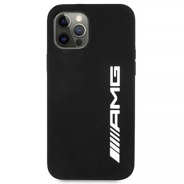 Чехол Mercedes Silicone Big Logo для iPhone 12 Pro Max Black (AMHCP12LSGLBGN)