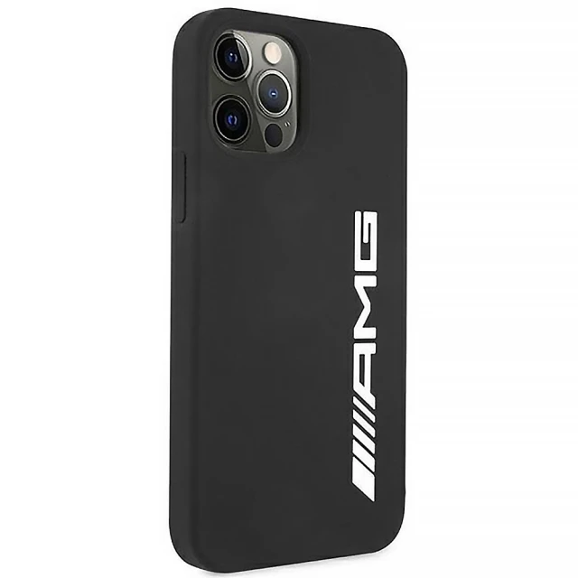 Чехол Mercedes Silicone Big Logo для iPhone 12 Pro Max Black (AMHCP12LSGLBGN)