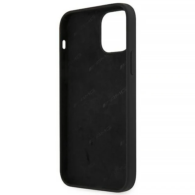 Чехол Mercedes Silicone Big Logo для iPhone 12 Pro Max Black (AMHCP12LSGLBGN)