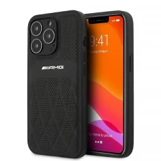 Чохол Mercedes Leather Curved Lines для iPhone 13 Pro Max Black (AMHCP13XOSDBK)