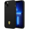 Чехол Ferrari Silicone Metal Logo для iPhone 14 Plus Black with MagSafe (FEHMSIP14MBK)