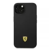 Чохол Ferrari Silicone Metal Logo для iPhone 14 | 13 Black with MagSafe (FEHMSIP14SBK)