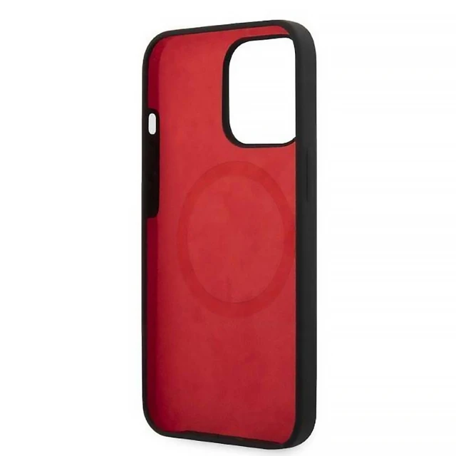 Чохол Ferrari Silicone для iPhone 13 | 13 Pro Black with MagSafe (FESSIHMP13LBK)