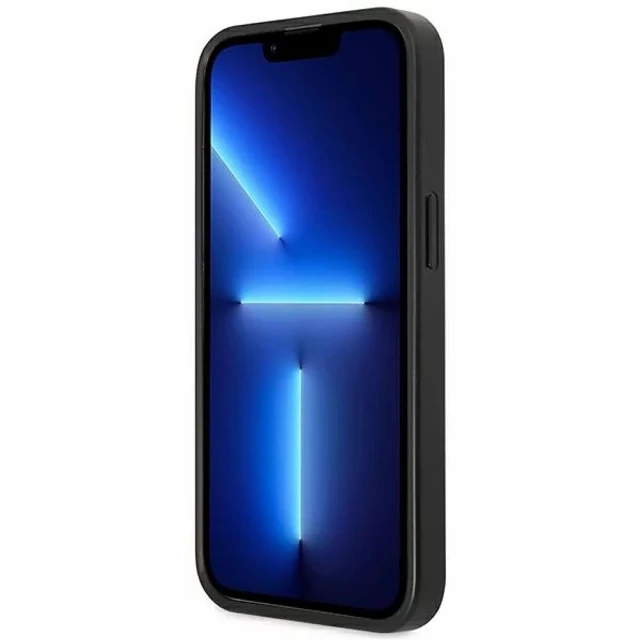 Чохол-гаманець Guess 4G Triangle Logo Cardslot для iPhone 13 Pro Black (GUHCP13LP4TPK)