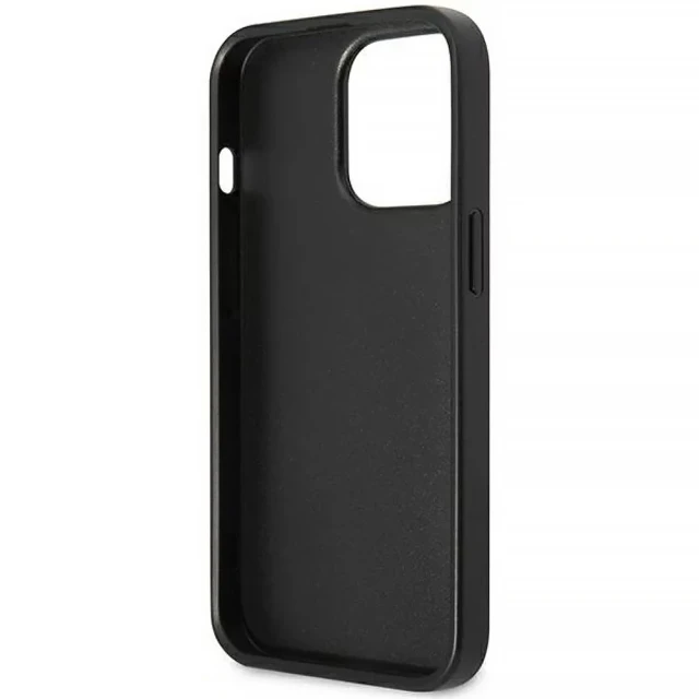 Чохол-гаманець Guess 4G Triangle Logo Cardslot для iPhone 13 Pro Black (GUHCP13LP4TPK)