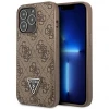Чехол-бумажник Guess 4G Triangle Logo Cardslot для iPhone 13 Pro Brown (GUHCP13LP4TPW)