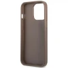 Чехол-бумажник Guess 4G Triangle Logo Cardslot для iPhone 13 Pro Brown (GUHCP13LP4TPW)