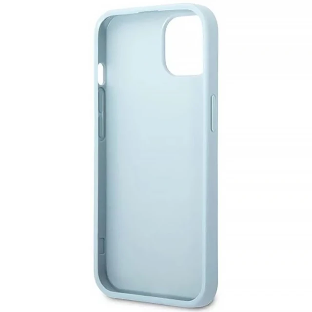 Чохол Guess Saffiano 4G Small Metal Logo для iPhone 13 Blue (GUHCP13MPS4MB)