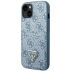 Чохол-гаманець Guess 4G Triangle Logo Cardslot для iPhone 13 mini Blue (GUHCP13SP4TPB)