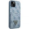 Чохол-гаманець Guess 4G Triangle Logo Cardslot для iPhone 13 mini Blue (GUHCP13SP4TPB)