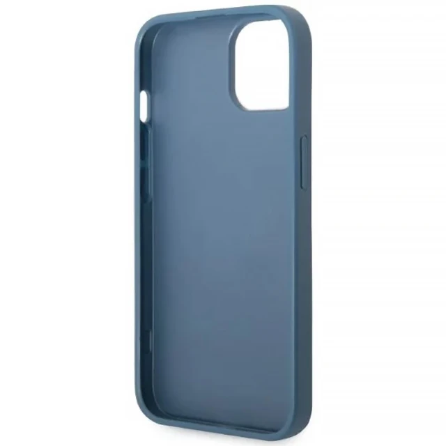 Чохол-гаманець Guess 4G Triangle Logo Cardslot для iPhone 13 mini Blue (GUHCP13SP4TPB)