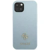 Чехол Guess Saffiano 4G Small Metal Logo для iPhone 13 mini Blue (GUHCP13SPS4MB)