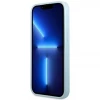 Чехол Guess Saffiano 4G Small Metal Logo для iPhone 13 mini Blue (GUHCP13SPS4MB)