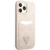 Чохол-гаманець Guess 4G Triangle Logo Cardslot для iPhone 13 Pro Max Pink (GUHCP13XP4TPP)
