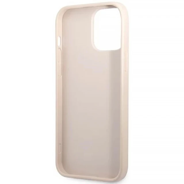 Чохол-гаманець Guess 4G Triangle Logo Cardslot для iPhone 13 Pro Max Pink (GUHCP13XP4TPP)