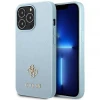 Чохол Guess Saffiano 4G Small Metal Logo для iPhone 13 Pro Max Blue (GUHCP13XPS4MB)