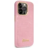 Чохол Guess Croco Collection для iPhone 14 Pro Pink (GUHCP14LHGCRHP)
