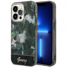Чохол Guess Jungle Collection для iPhone 14 Pro Green (GUHCP14LHGJGHA)