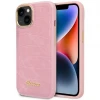 Чохол Guess Croco Collection для iPhone 14 Plus Pink (GUHCP14MHGCRHP)