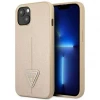 Чохол Guess Saffiano Triangle Logo для iPhone 14 Plus Beige (GUHCP14MPSATLE)