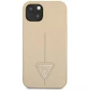 Чохол Guess Saffiano Triangle Logo для iPhone 14 Plus Beige (GUHCP14MPSATLE)