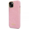 Чохол Guess Croco Collection для iPhone 14 | 13 Pink (GUHCP14SHGCRHP)