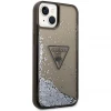 Чохол Guess Liquid Glitter Palm Collection для iPhone 14 | 13 Black (GUHCP14SLFCTPK)