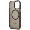 Чохол Guess Gold Outline Translucent для iPhone 13 Pro Black with MagSafe (GUHMP13LHTCMK)