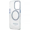 Чохол Guess Metal Outline для iPhone 13 Pro Blue with MagSafe (GUHMP13LHTRMB)