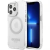 Чохол Guess Metal Outline для iPhone 13 Pro Silver with MagSafe (GUHMP13LHTRMS)