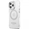 Чохол Guess Metal Outline для iPhone 13 Pro Silver with MagSafe (GUHMP13LHTRMS)