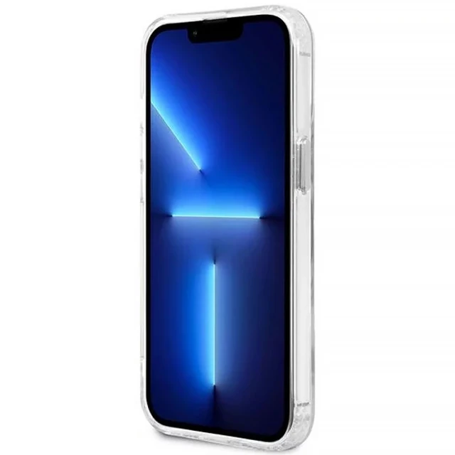 Чохол Guess Metal Outline для iPhone 13 Pro Silver with MagSafe (GUHMP13LHTRMS)