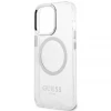 Чохол Guess Metal Outline для iPhone 13 Pro Silver with MagSafe (GUHMP13LHTRMS)