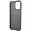 Чохол Guess Peony Logo Plate для iPhone 13 Pro Grey with MagSafe (GUHMP13LSAPSTG)