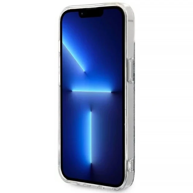 Чохол із зарядним пристроєм Guess 4G Print + Charger Set для iPhone 14 Plus Blue with MagSafe (GUBPP14MH4EACSB)