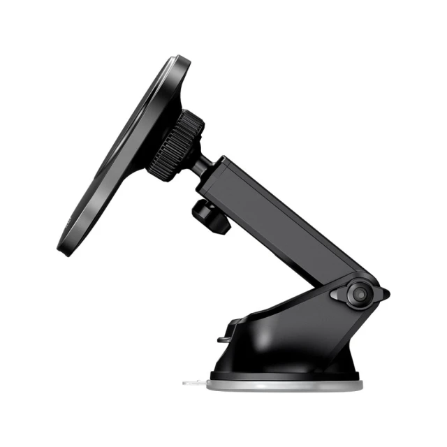 Автотримач з функцією бездротової зарядки Tech-Protect MM15W-V Dashboard & Vent Car Mount Wirelles Charger with MagSafe Black (9490713931073)