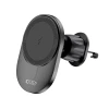 Автотримач з функцією бездротової зарядки Tech-Protect MM15W-V Dashboard & Vent Car Mount Wirelles Charger with MagSafe Black (9490713931073)
