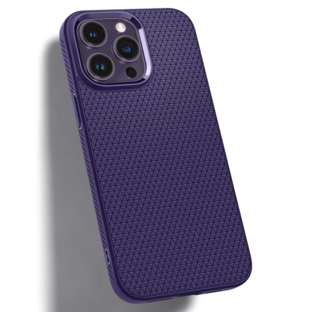 Чохол Spigen Liquid Air для iPhone 14 Pro Max Deep Purple (ACS05575)