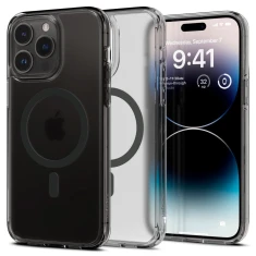Чохол Spigen Ultra Hybrid для iPhone 14 Pro Max Frost Black with MagSafe (ACS05582)