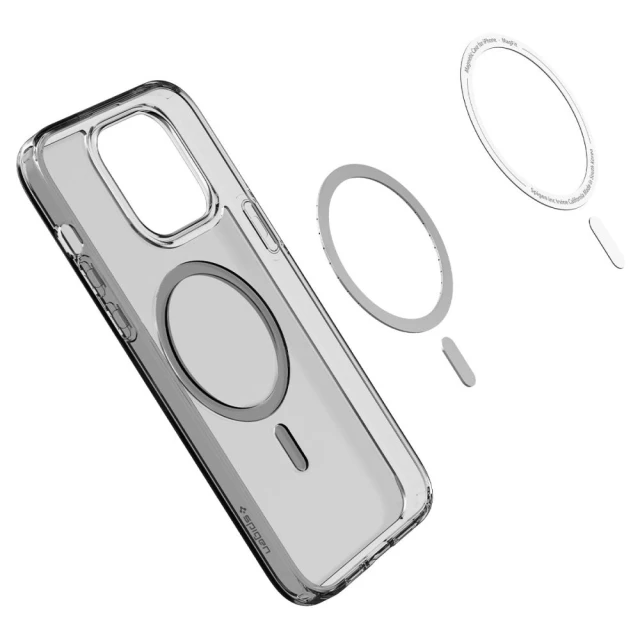 Чохол Spigen Ultra Hybrid для iPhone 14 Pro Max Frost Black with MagSafe (ACS05582)