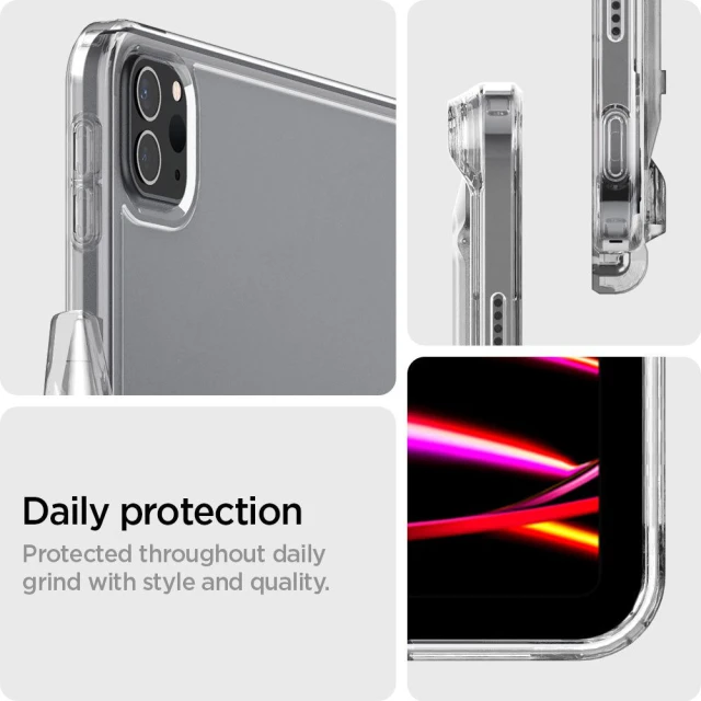 Чохол Spigen AirSkin Hybrid S для IPad Pro 12.9 2022 | 2021 Crystal Clear (ACS05449)