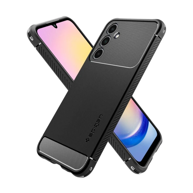 Чохол Spigen Rugged Armor для Samsung Galaxy A25 5G Matte Black (ACS06831)