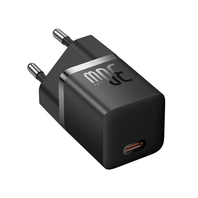 Мережевий зарядний пристрій Baseus GaN5 FC 30W USB-C Black (CCGN070401)