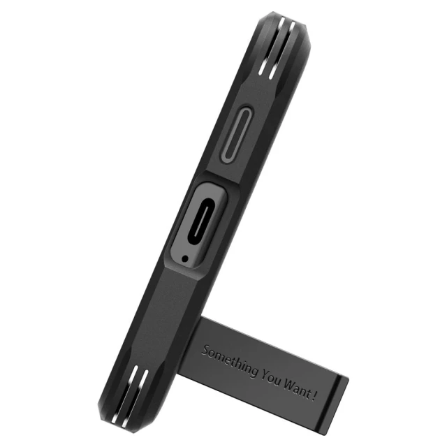 Чохол Spigen Tough Armor для Samsung Galaxy S24 Black (ACS07355)